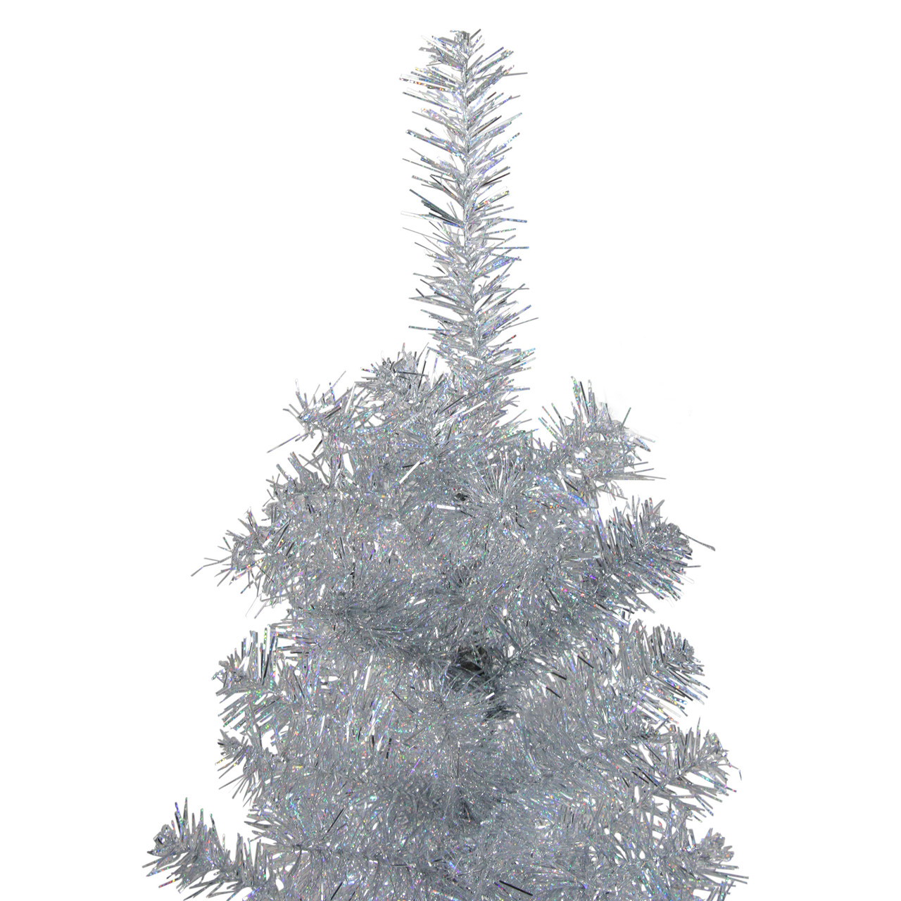 Northlight Seasonal 4' Silver Tinsel Artificial Christmas Tree - Unlit